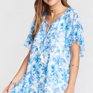 SMYMM- Juana Tassel Tunic in Mama blues